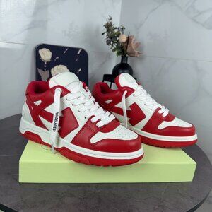 Off-White Out of Office Sneaker Men’s Size 8 (Women’s 11) Red/White
